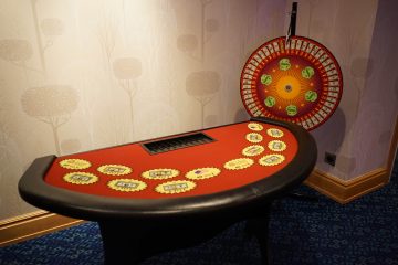 Ace High Wheel of Fortune table rentals - Disneyland Hotel - Access OC
